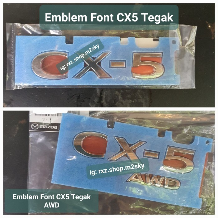 Jual Emblem Font Cx5 Cx-5 Awd Mazda Cx5 Genuine Part