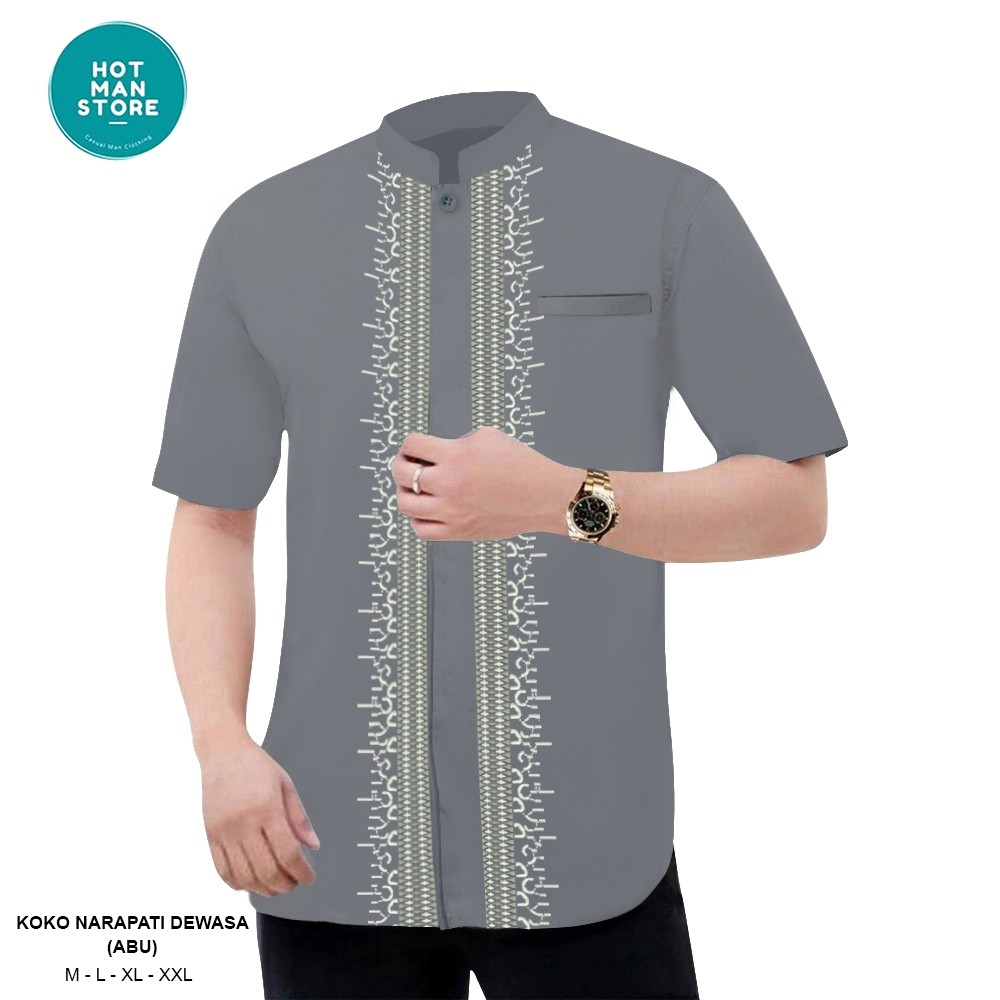 Kemeja Coco Kekinian Pakaian Muslim Bsju Muslim Laki2 Koko Cwok Keren Baju Kokoh Pria Kokoh Baju Idu
