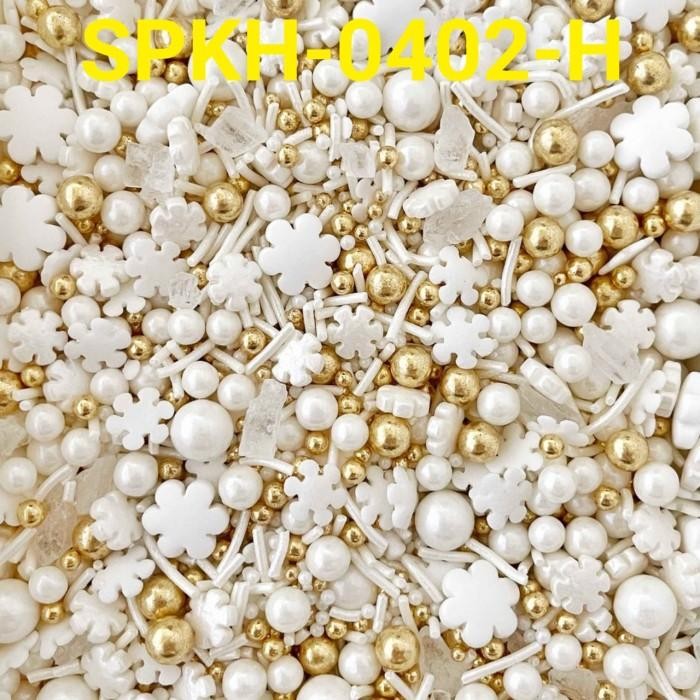 Gr-Spkh-0402 Trimit Springkel Sprinkles 500Gr Mutiara Pastel Ungu Pink