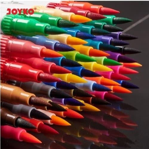 Dual Brush Pen Joyko 48 Warna Clp-40