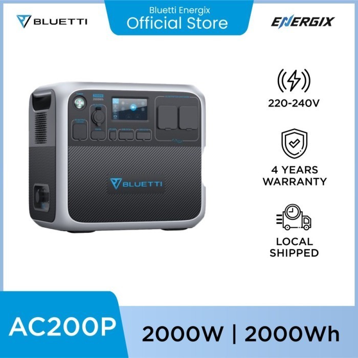 ((((()paling dicari] BLUETTI AC200P PORTABLE POWER STATION 2000W/ 2,000Wh POWERBANK BATTERY