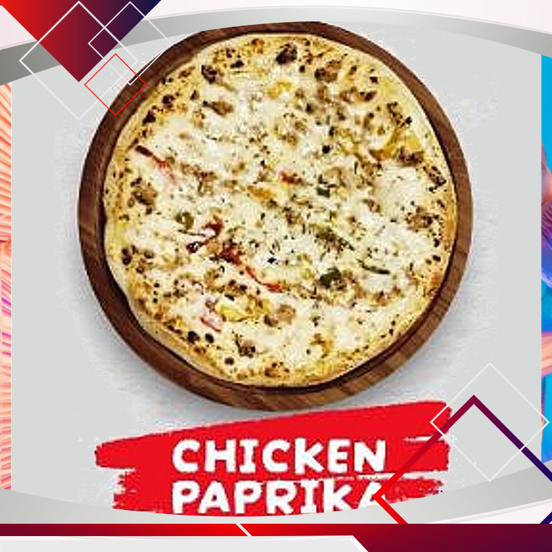

Pizza Gaza Frozen Medium Chicken Paprika Ukuran 20cm .