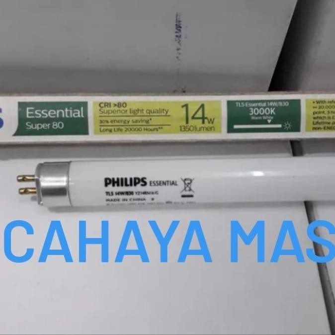 philips tl-5 lampu 14w 830 840 865 tl5 essential 14 w 14watt 14 w berkualitas