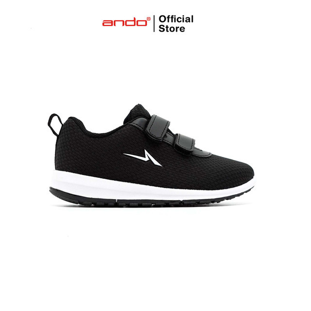 Ando Official Sepatu Sneakers Nitta Duo V Anak Hitam/Putih