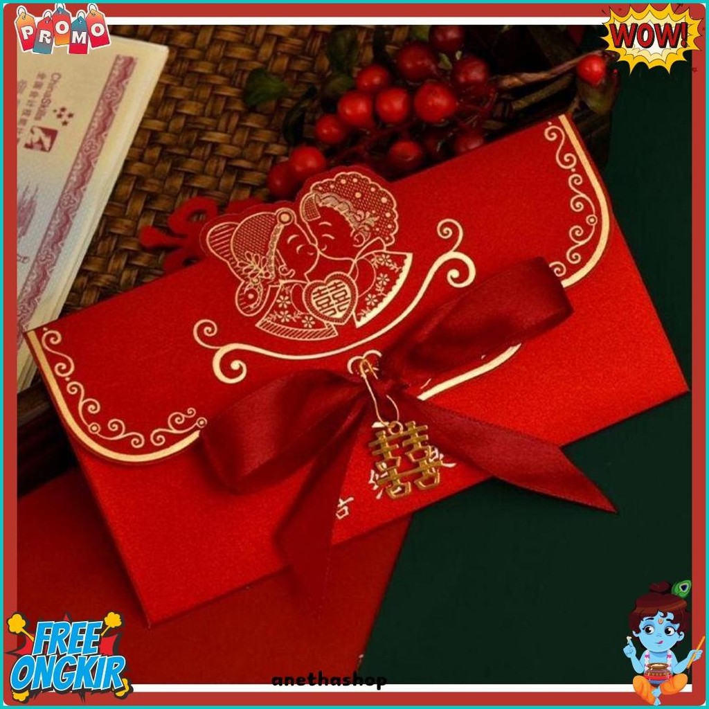 

Isi 2Pcs - Angpao Married - Angpao Wedding Pernikahan - Angpao Kawin Premium Mewah - Sangjit - Angpao Shuang Xi (Lagi Diskon)