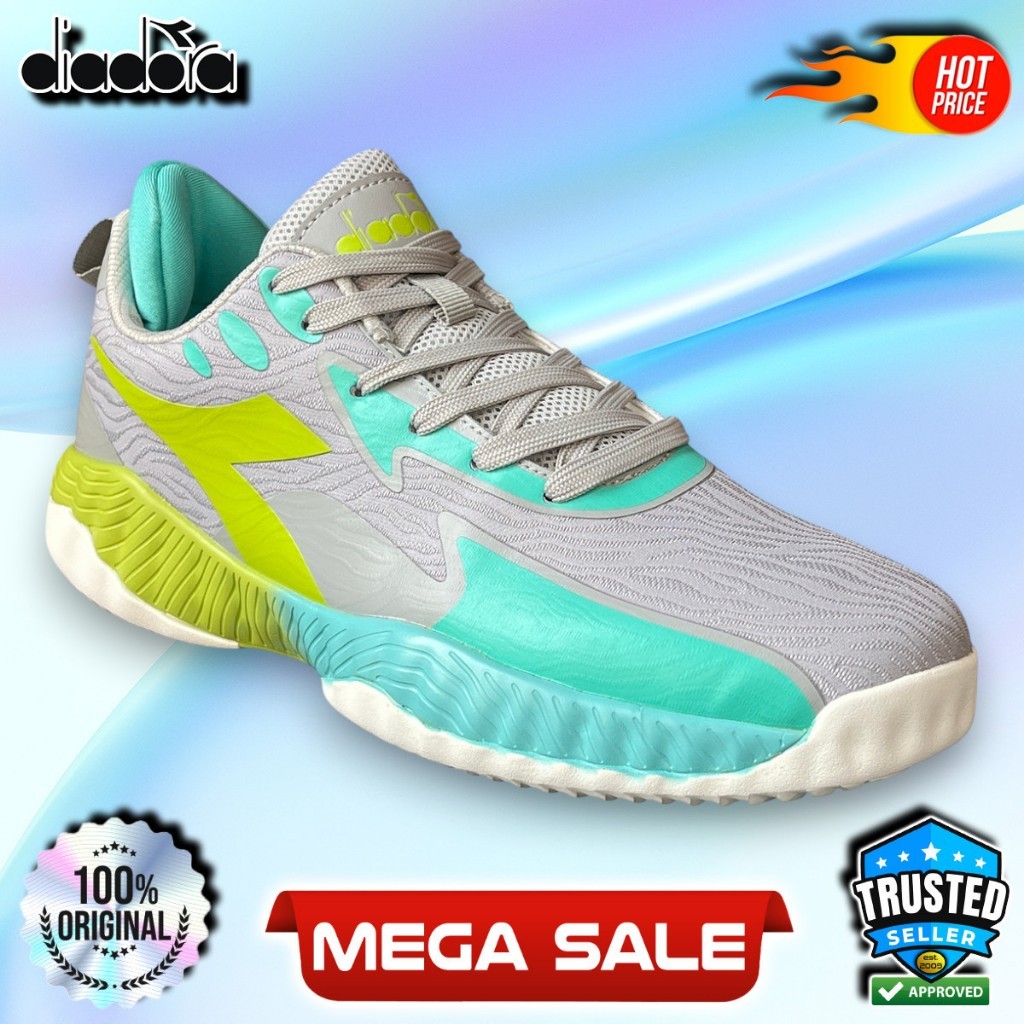 BIG SALE  Sepatu Basket Pria Diadora ORIGINAL Murah Bisa Untuk Badminton Volley