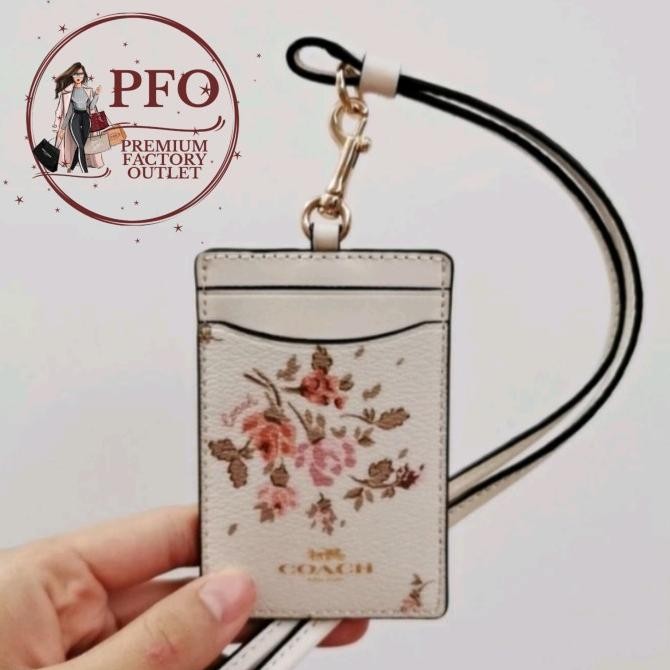 

TERLARIS - Gantungan Lanyard CH 91792 Gantungan Lanyard Rose Bouquet Print Chalk