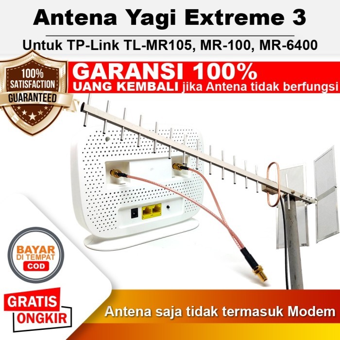 Antena Modem Router TP-Link TL-MR105 TL-MR100 TL-MR6400 Yagi Extreme 3