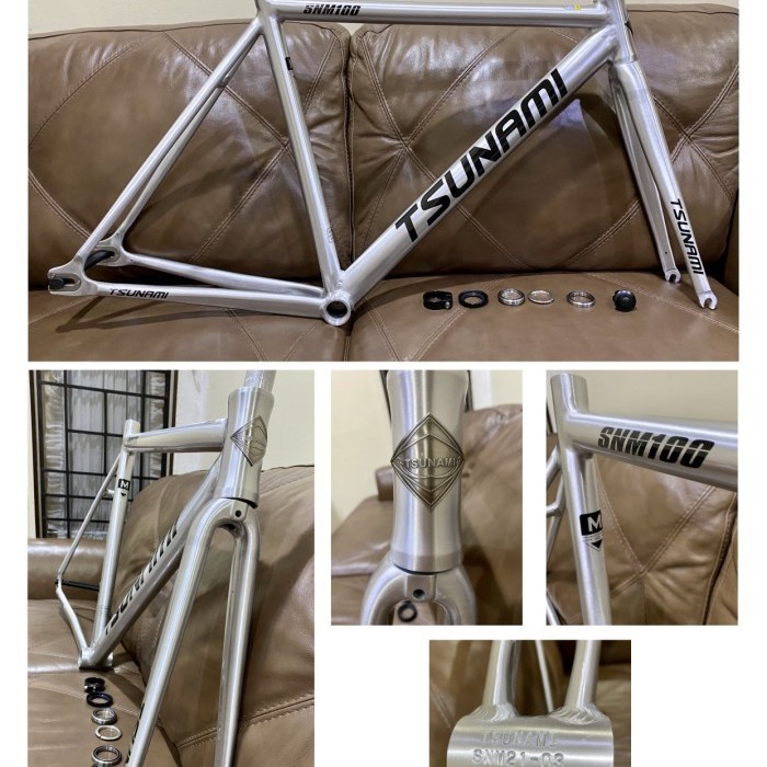 Frame Sepeda Fixie Tsunami Bike SNM100 Alloy
