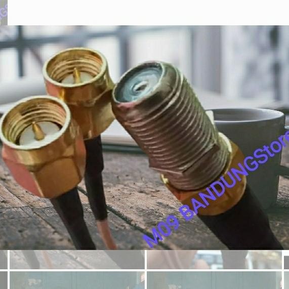 populer] kabel pigtail dual sma male to rg6