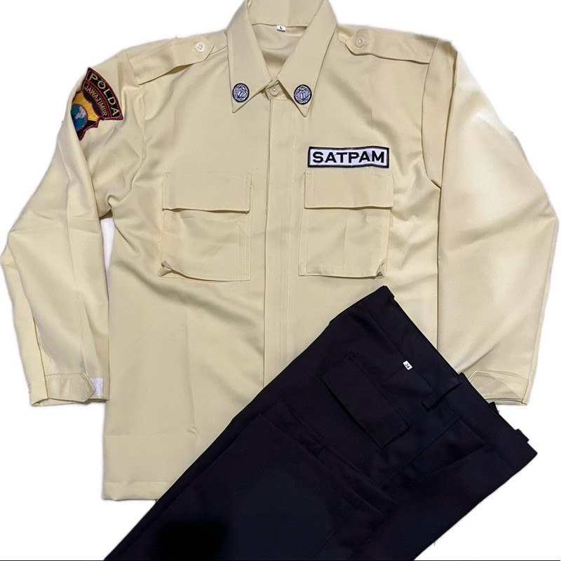 Baju Seragam SERAGAM PDL SATPAM BAHAN GAIYA PREMIUM ORIGINAL HALUS DAN TEBAL
