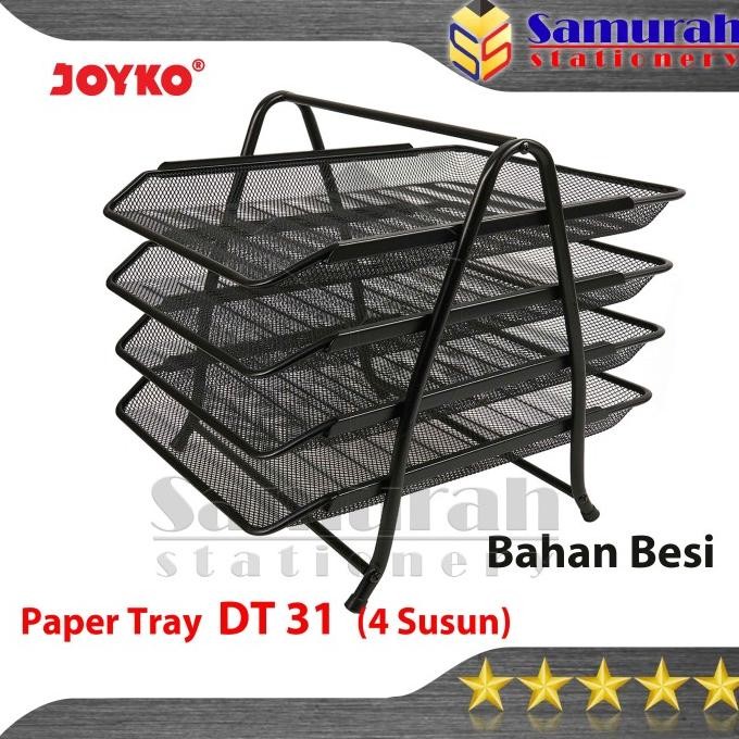 

TERBARU - Document Tray Besi 4 Tingkat DT 31 Joyko / Rak Dokument Kertas 4 Susun