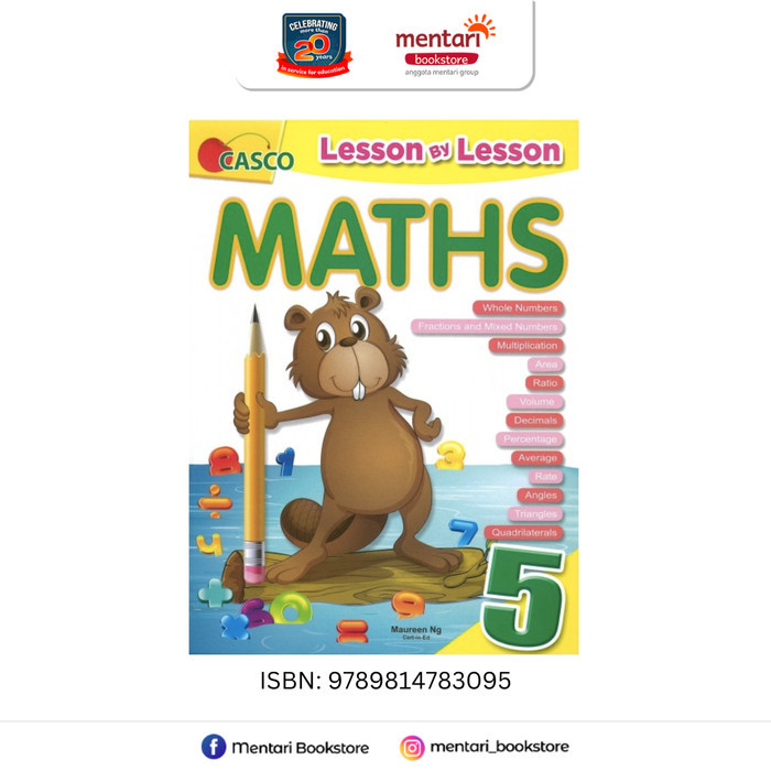 

BISA GOSEND! Casco Lesson by Lesson Maths Buku SD