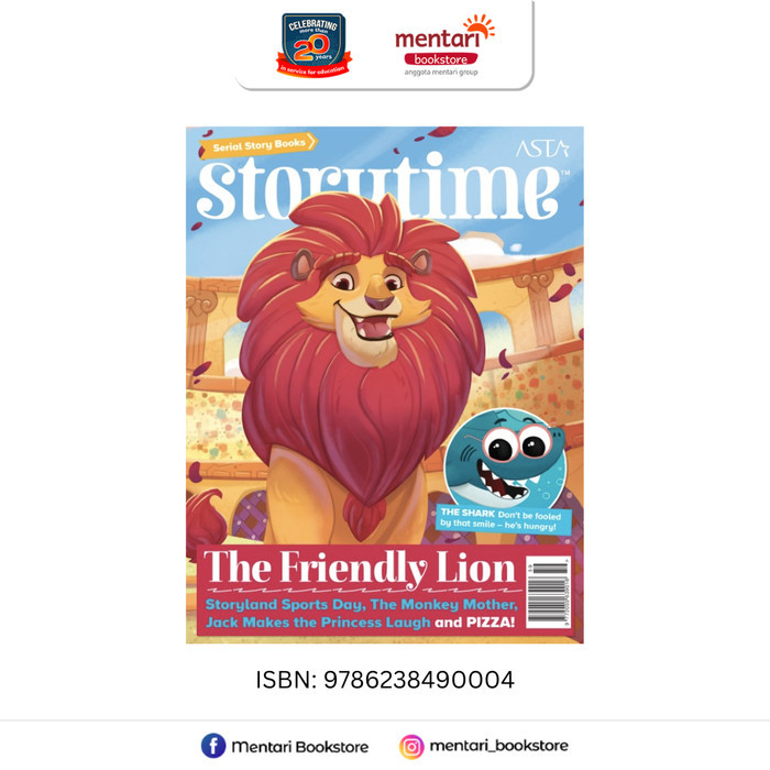 

BISA GOSEND! ASTA The Friendly Lion Storytime Series Buku Cerita Inggris