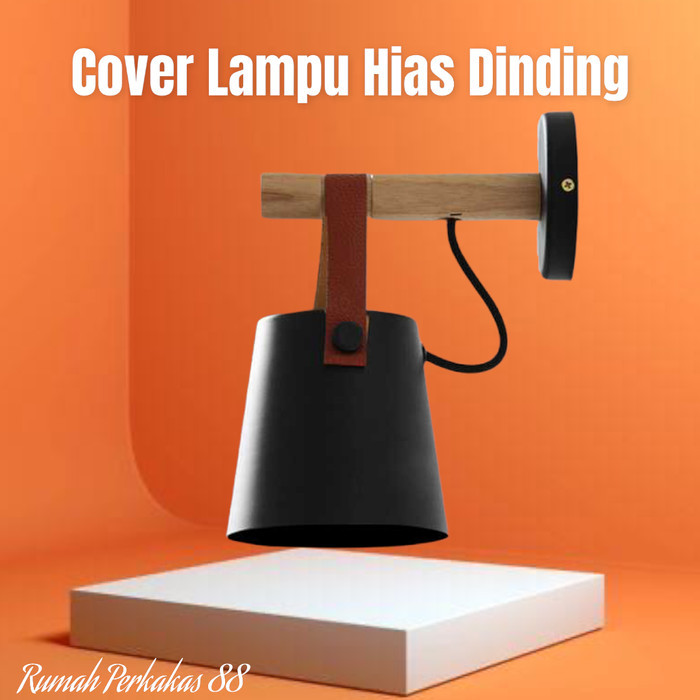 

Cover Lampu Hias Dinding Kayu Besi Lampu Dekorasi Ruang Rumah Cafe