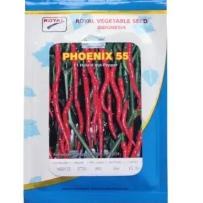 Phoenix 55 10Gr Benih Tanaman Cabe Keriting F1 Hibrida Phoenix 55 10Gr