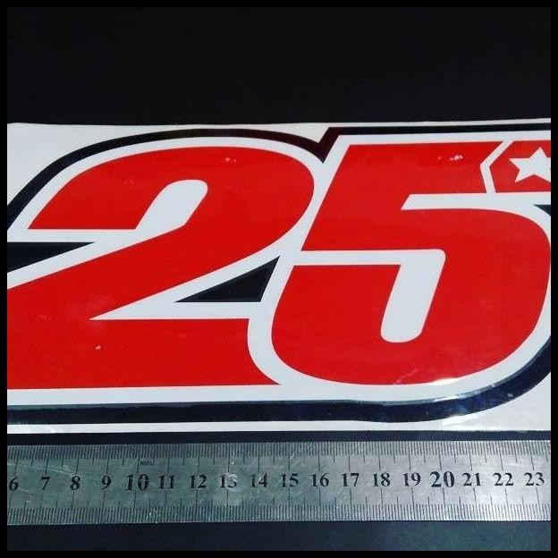 

TERMURAH CUTTING STICKER 25 MAVERICK VINALES 30CM !!
