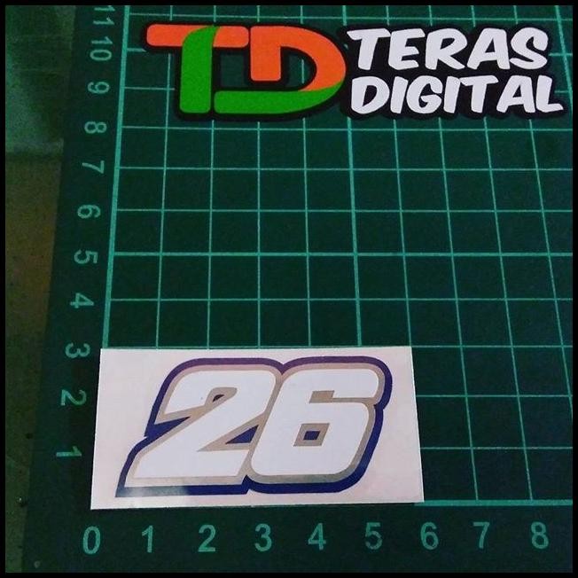 

TERBARU CUTTING STICKER 26 6CM DANI PEDROSA !!