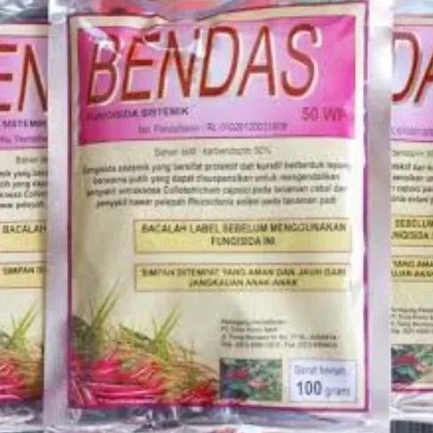 Bendas 50Wp Fungisida Sistemik 100 Gram Bahan Aktif Karbendazim 50%