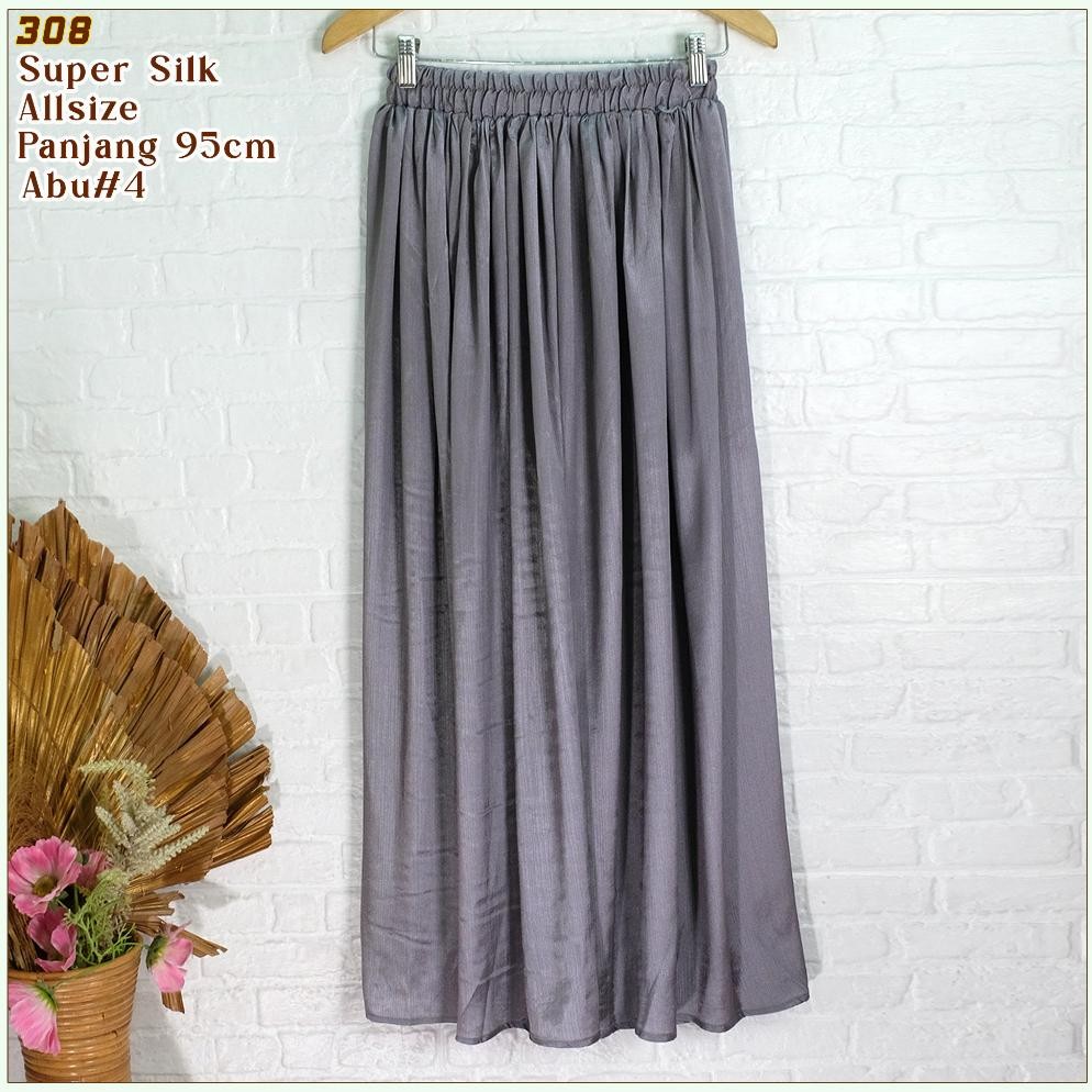 Rok Payung Super Silk Crepe / Skirt Silk Crepe / Rok Lebar Termurah