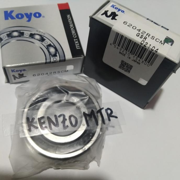 ASLI JEPANG BEARING LAHER 6204 62042RSCM RODA DEPAN CARRY EXTRA LUAR ORIGINAL