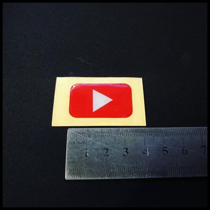 

BEST DEAL STICKER TIMBUL RESIN YOUTUBE 3,5CM !!!