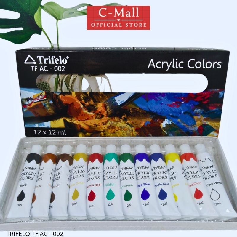 

KING ATK Acrylic Trifelo 12x12ml /Cat Akrilik Trifelo 12x12ml