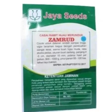 Benih Bibit Cabe Rawit Hijau Bangkok Js Zamrud 88 10 Gr Produk