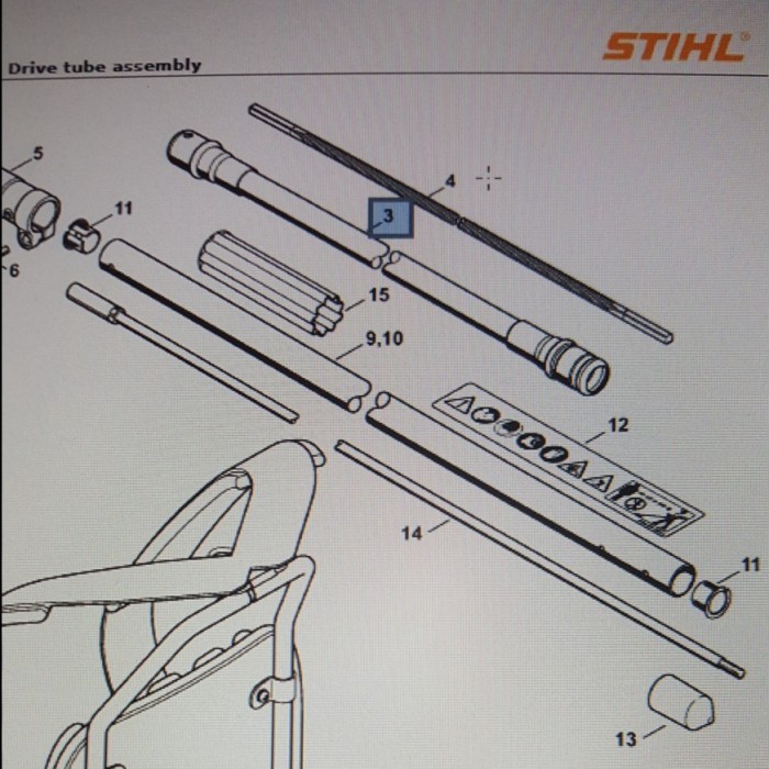 Jual Flexible Shaft Assy Mesin Potong Rumput FR-230 STIHL ORIGINAL