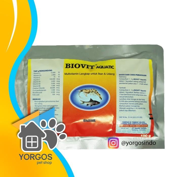 Biovit Aquatic Multivitamin Lengkap Untuk Ikan Dosis Tinggi