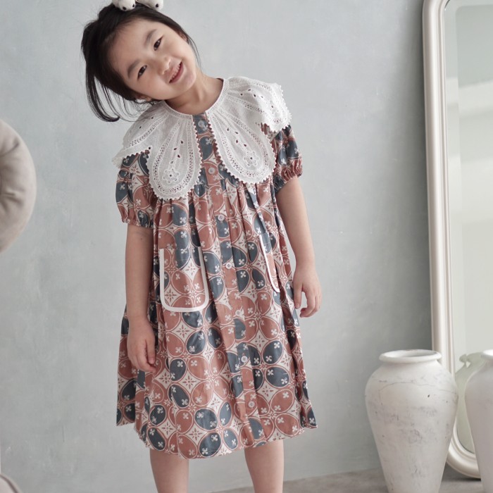 BATIK KEPIK Raya dress batik anak