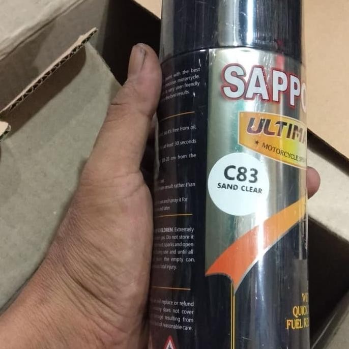 

CAT SAPPORO ULTIMATE C83 SAND CLEAR PASIR KASAR C83 SPRAY 400 ML ORIGINAL