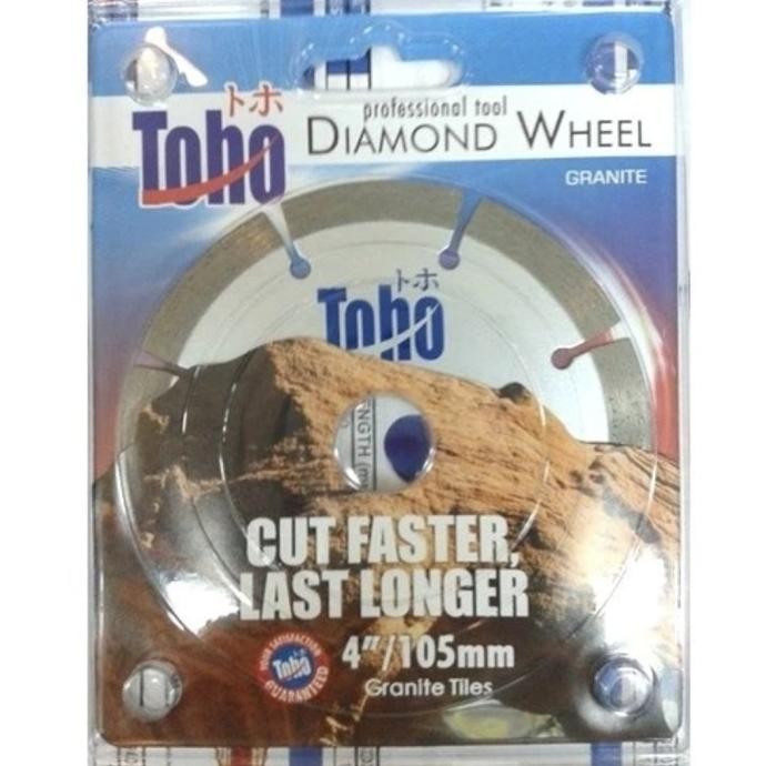 

Berkualitas Pisau Potong Keramik Granit Gurinda Toho 4" Kering Dry Gigi Gerigi Mata Cutting Diamond Wheel