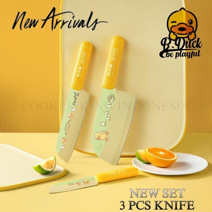 

Berkualitas Cooker King Pisau Dapur Ceramic Coating Knife Premium B.DUCK Series