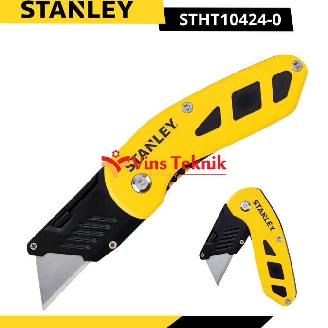 

Berkualitas Folding Utility Knife pisau cutter lipat cuter STANLEY STHT10424-0