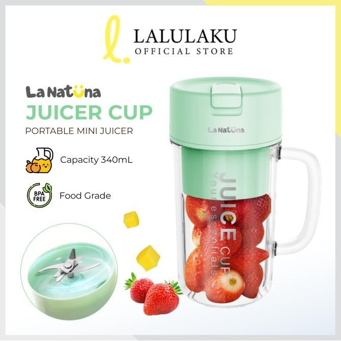 

Berkualitas La Natuna Gelas Juice Blender 6 Pisau 340ml Portable Juicer Cup USB