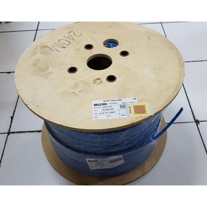 

KABEL UTP CAT6A / CAT.6A BELDEN CATEGORY 6A LSZH CABLE 10GB24 305 MTR ORIGINAL