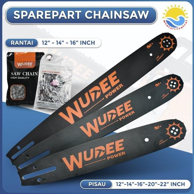 

Berkualitas Pisau Chainsaw Rantai Mata Gergaji 14 inch 12 inchi - Sparepart