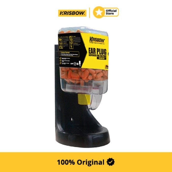Jual Krisbow Pelindung Telinga Ear Plug Pu 250 Pr W/Dispenser