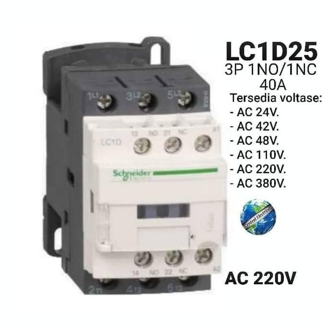 ori - kontaktor magnet lcid 25m7 40 ampere