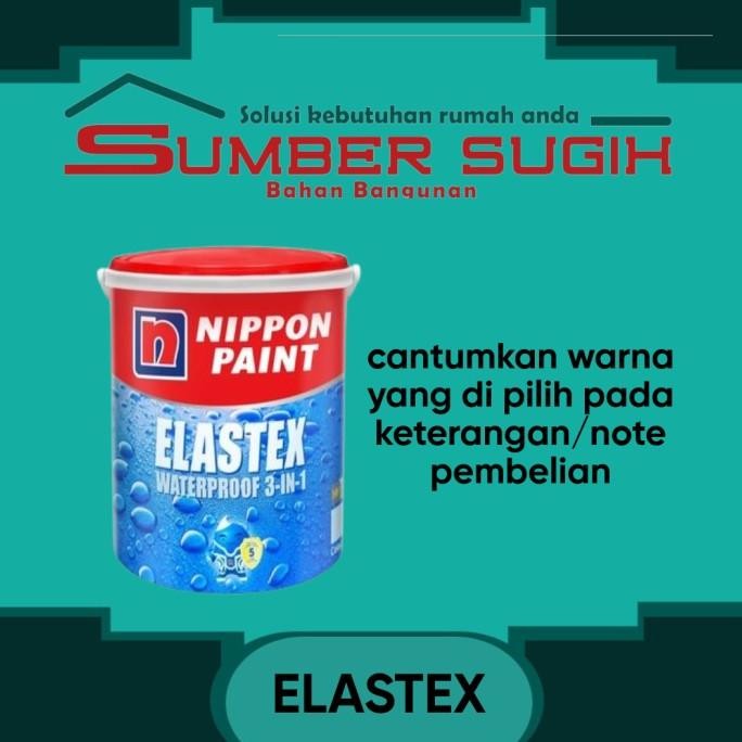 

CAT TEMBOK WATERPROOFING / CAT ANTI BOCOR ELASTEX 4KG TERMURAH ORIGINAL