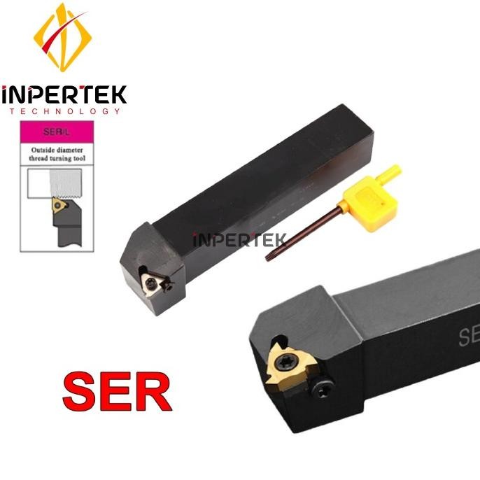 

Berkualitas SER 2525-22 Holder Ulir Gagang Bubut Drat Stang Pisau Bubut Ulir Luar.