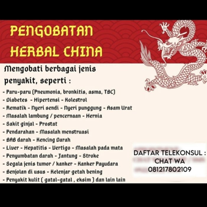 Cuci Gudang.. Biaya Konsultasi Sinshe Dan Buka Resep Baru