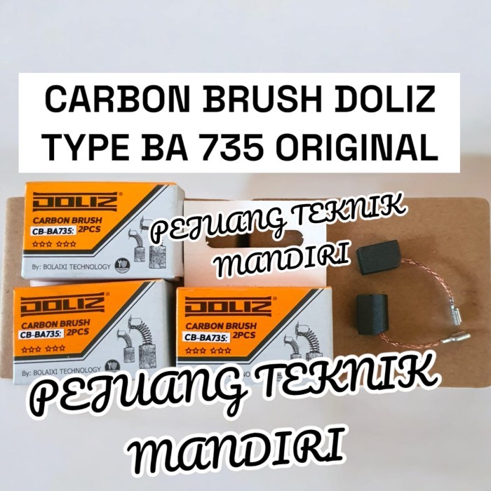 paling diminati] CARBON BRUSH DOLIZ BA 735 / ARANG / SPUL GERINDA DOLIZ BA735 / CARBON BRUSH DOLIZ