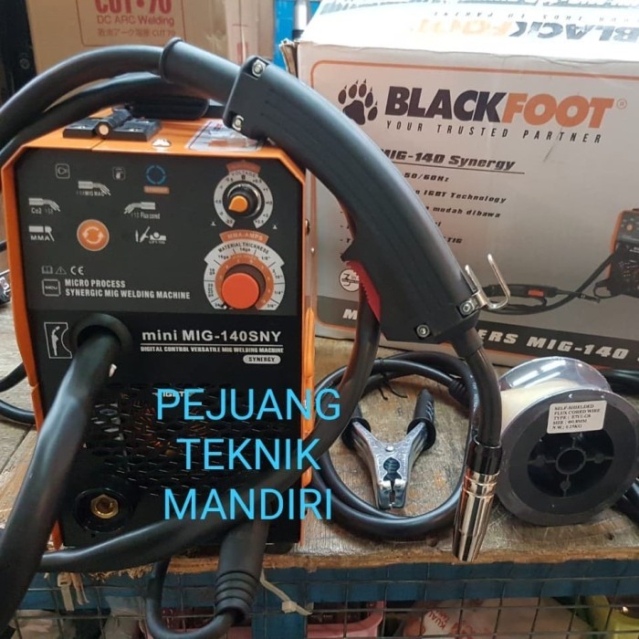 (:(:(:(] MESIN LAS CO2 BLACKFOOT MIG 140 A / TRAFO LAS CO BLACKFOOT MIG 140A