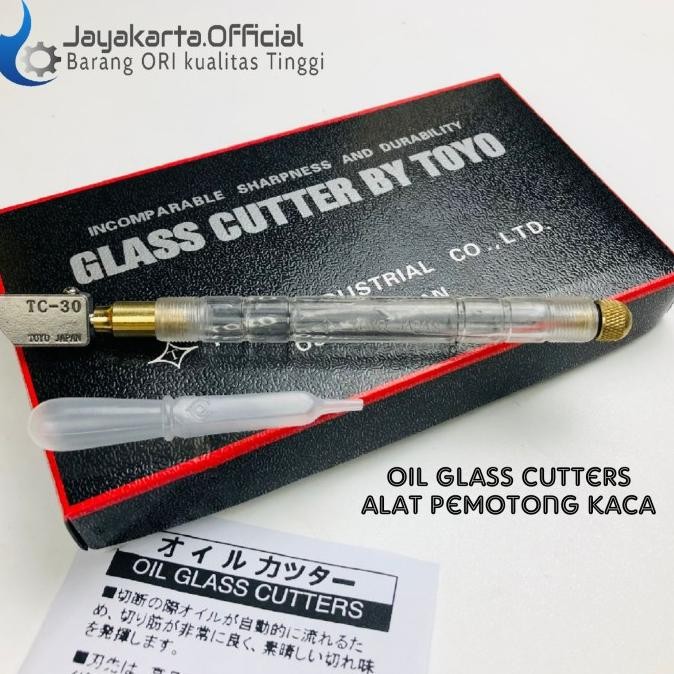 

Berkualitas Alat pemotong kaca asli Toyo TC30 - pisau potong kaca alat potong kaca