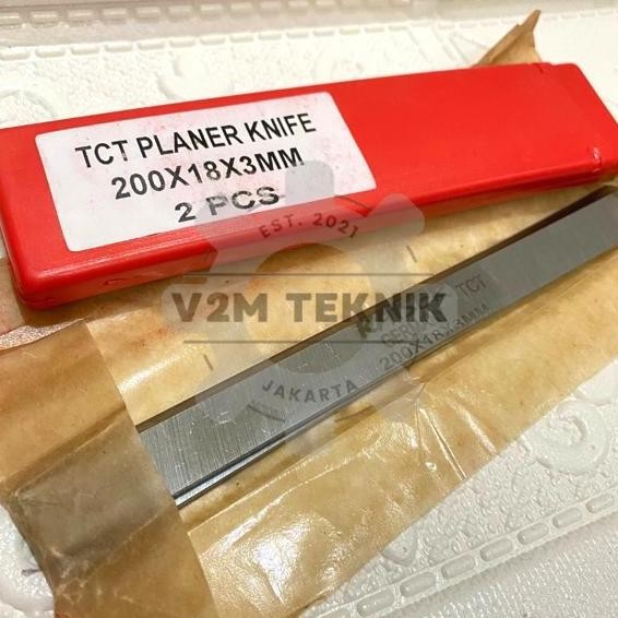 

Berkualitas Mata Pisau Serut Planer TCT Knife 200x18 x3mm -8 Inch (Germany) KAISER