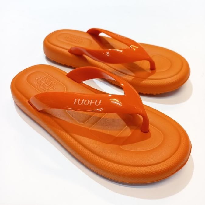 SANDAL WANITA JEPIT JELLY | LUOFU E-7196
