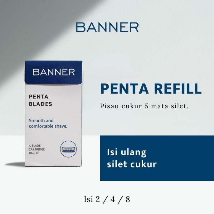 

Berkualitas Banner Isi Ulang Penta Razor (Pisau Cukur 5 Mata Silet)