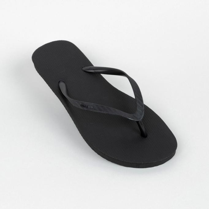 DECATHLON OLAIAN SANDAL JEPIT WANITA 100 - HITAM - 8731819